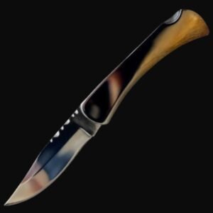 custom handmade stainless steel folding knife