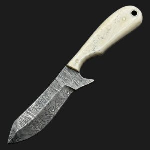 bodacious knives handmade skinning knife with bone handle