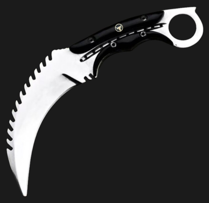 bodacious sawback karambit knife with black g10 handle bodacious sawback karambit knife with black g10 handle