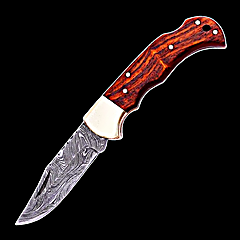 Handmade Knife Manufacturing: Watch How Custom Damascus Knives Are Made (Video) rosewood final